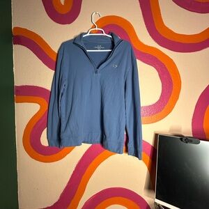 Vineyard Vines Navy Half-Zip Sweater